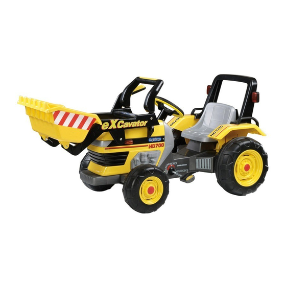 Peg-Perego eXCavator Use And Care Manual