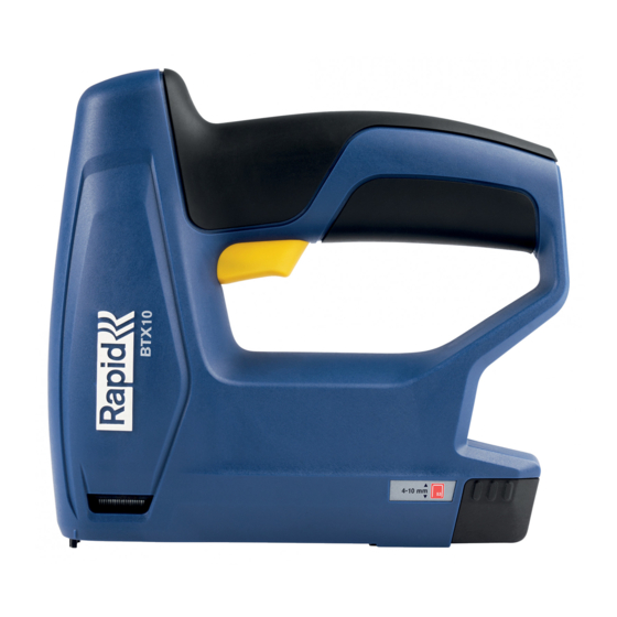 Rapid BTX10 Operator's Manual