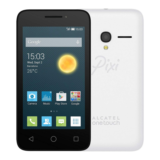 Alcatel Pixi 3 4027A Quick Start Manual