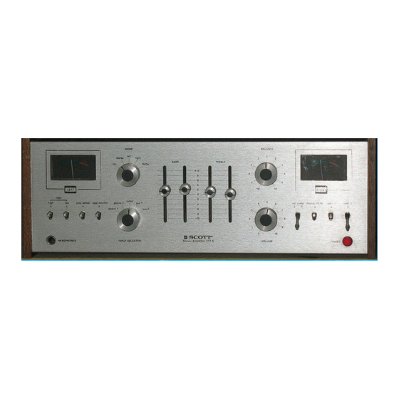Scott 255S Operating Manual