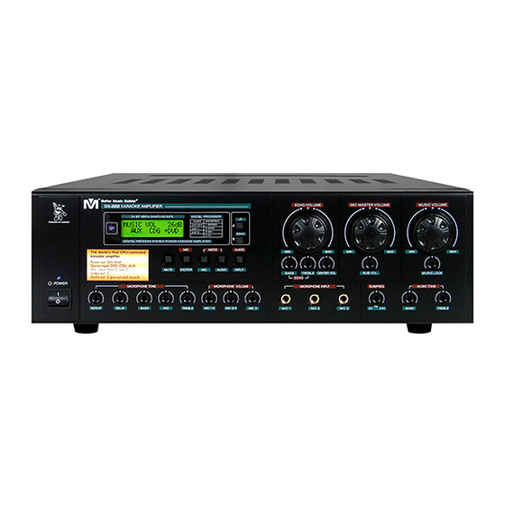 Better Music Builder DX-222 Quick Setup Manual