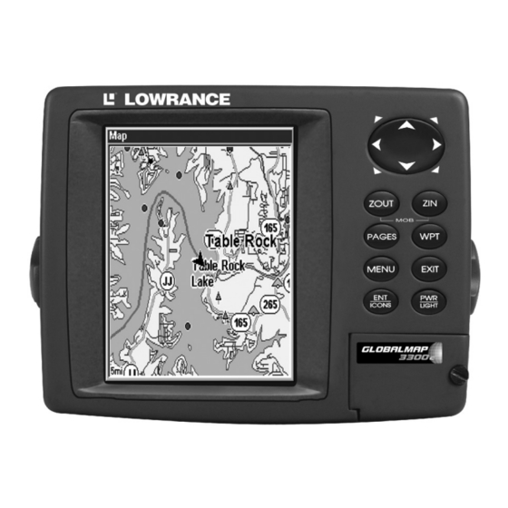 Lowrance GlobalMap 3300C Installation And Operation Instructions Manual