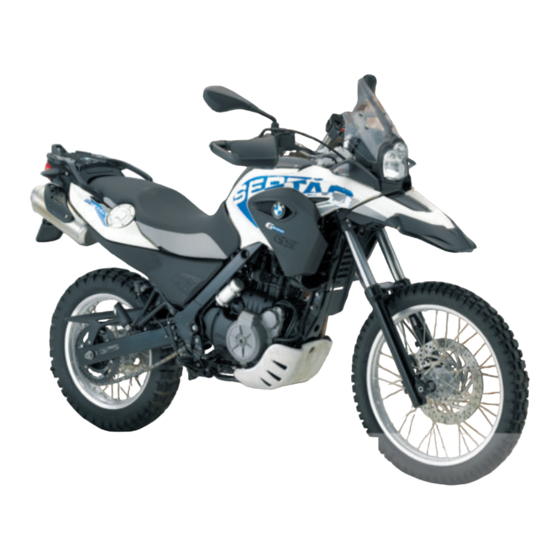 BMW G 650 GS Sertão Rider's Manual