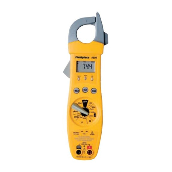 Fieldpiece SC76 Operator's Manual