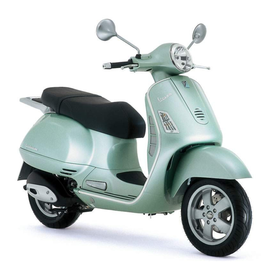 VESPA GT 125 Workshop Manual