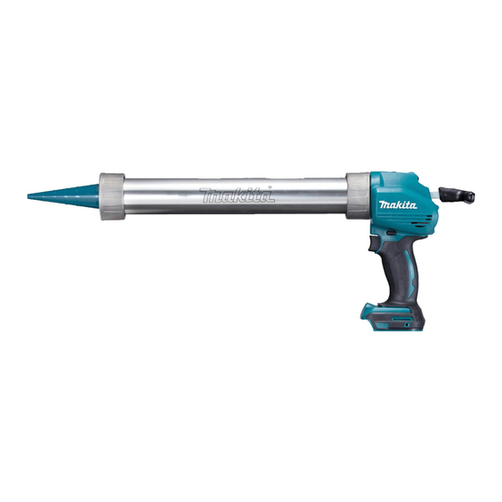 User Manuals: Makita DCG180 Cordless Caulking Gun