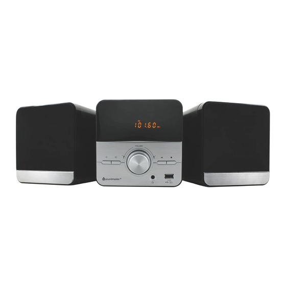 SOUNDMASTER MCD370SI Manual