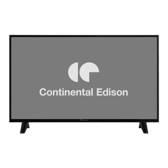 CONTINENTAL EDISON CELED40S0119B3 Operating Instructions Manual
