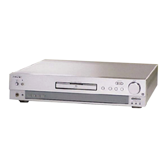 Sony AVD-S50 Service Manual