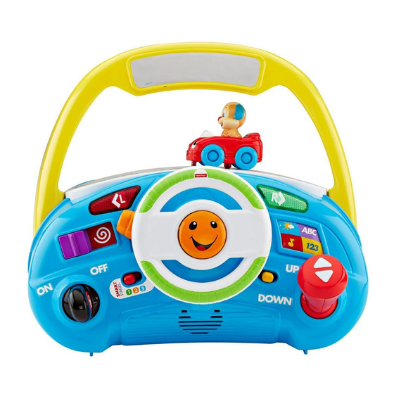 Fisher-Price Laugh & Learn Puppy's Smart Stages Driver Instruction Sheet