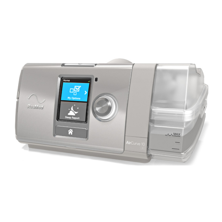 ResMed AirCurve 10 VAUTO, AirCurve 10 S Manual
