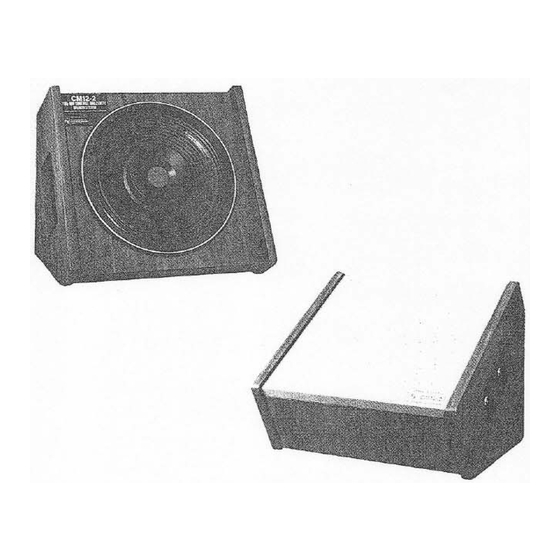 Electro-Voice CM12-2 Specification Sheet