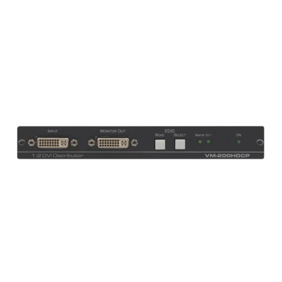 Kramer VM-200HDCP User Manual