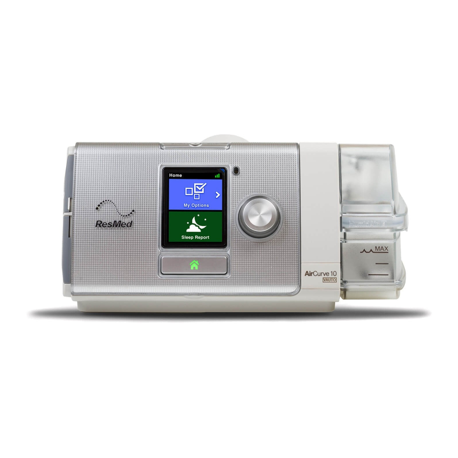 ResMed AIRCurve 10 Vauto Quick Start Manual