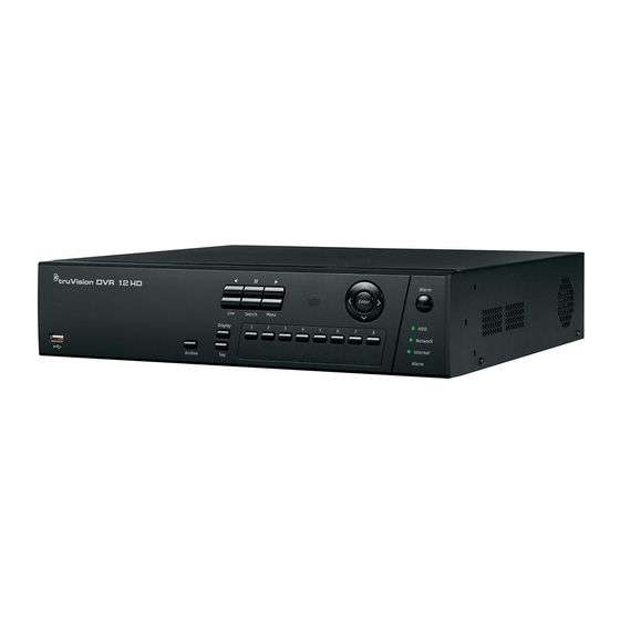 Interlogix TruVision DVR 12HD Manuals