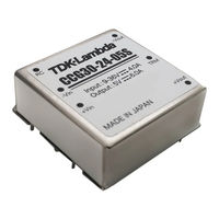 Tdk-Lambda CCG Series Instruction Manual
