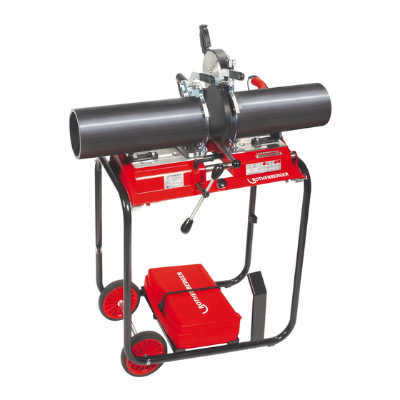 Rothenberger ROWELD P 160 Saniline Instructions For Use Manual