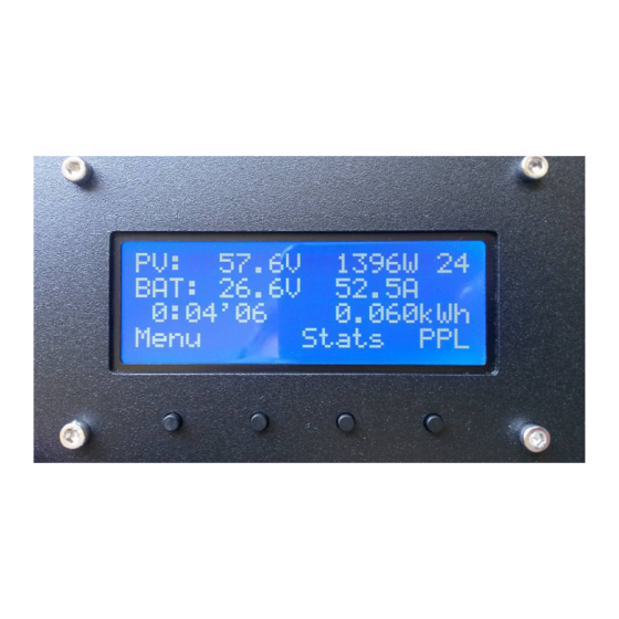 WRND ProSeries MPPT Charge Controller Manuals