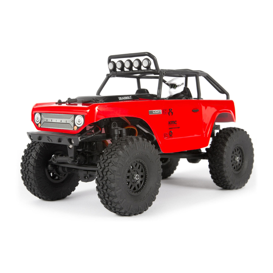 Horizon Hobby axial DEADBOLT AXI90081 T1 Instruction Manual