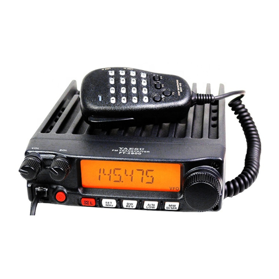 Vertex Standard FT-2900R Alignment Manual