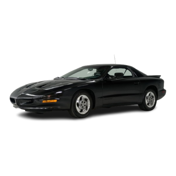 Pontiac 1993 Firebird Owner's Manual