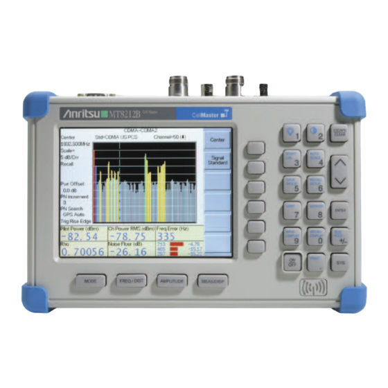 Anrtisu Cell Master MT8212B User Manual