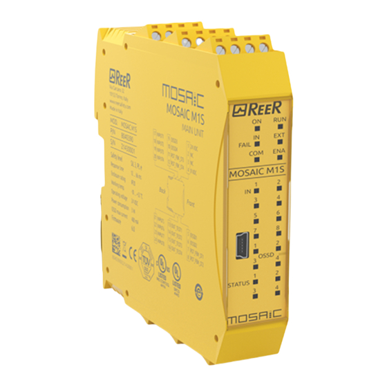 Reer MOSAIC M1S Quick Installation Manual