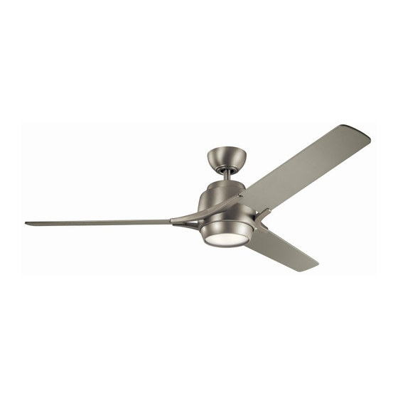Kichler Lighting ZEUS KLF-ZEUS-60-WHT-BN Manuals