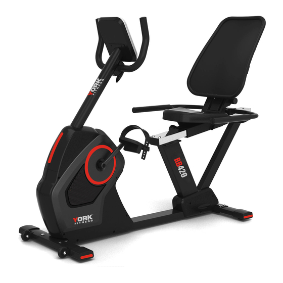 York Fitness RB420 Owner's Manual