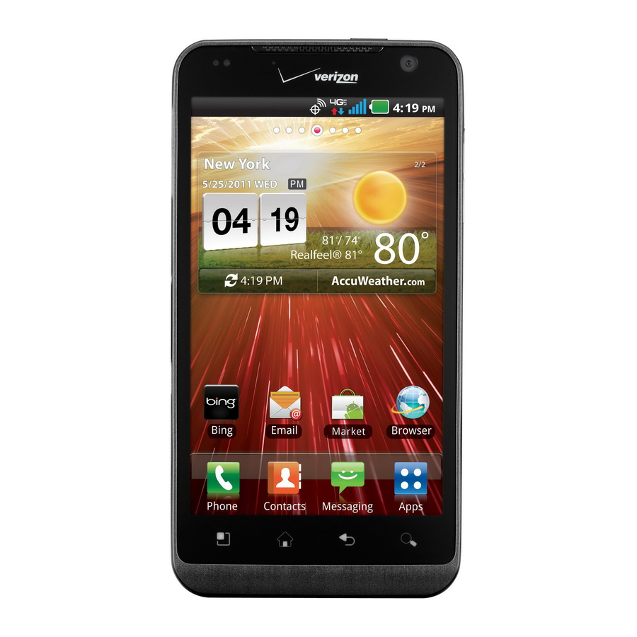 LG Revolution Specifications