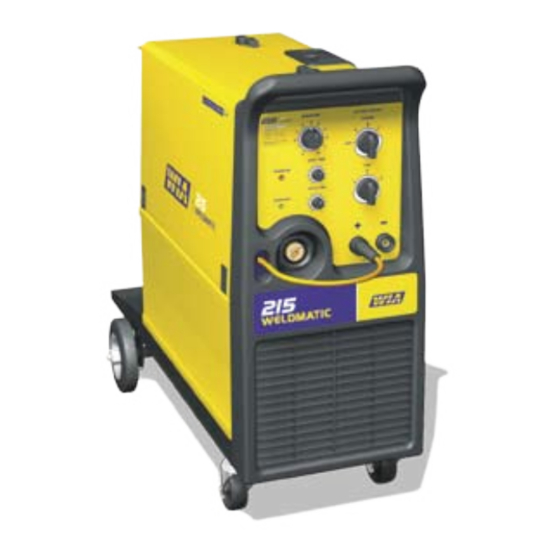 Weldmatic 215 Operator's Manual