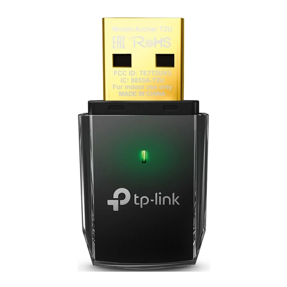 TP-Link Archer T2U V3 Quick Installation Manual