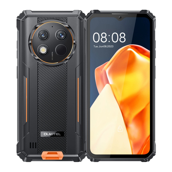 OUKITEL WP28 Orange Quick Start Manual