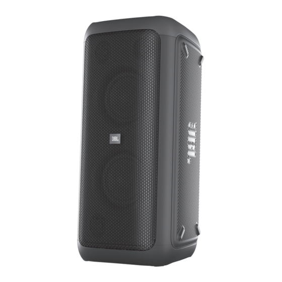 Harman JBL PARTYBOX 200 Quick Start Manual