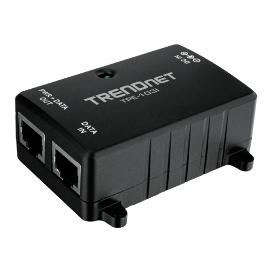 TRENDnet TPE-103I Quick Installation Manual