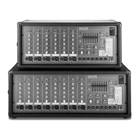 Fender SR-6520 Service Manual