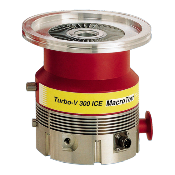 Varian Turbo-V300 ICE Pumping System Manuals
