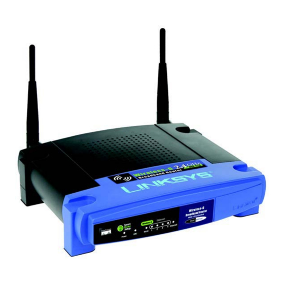 Linksys WRT54G Quick Installation Manual