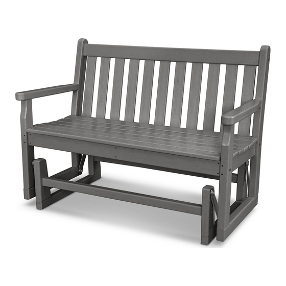 Polywood Traditional Garden TGG48 Assembly Instructions
