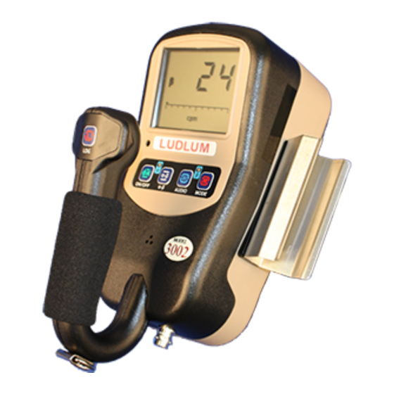 Ludlum Measurements 3002 Quick Start Manual