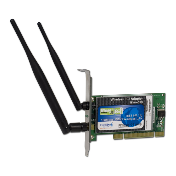 TRENDnet TEW-603PI User Manual
