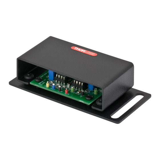 THORLABS AMP002 User Manual