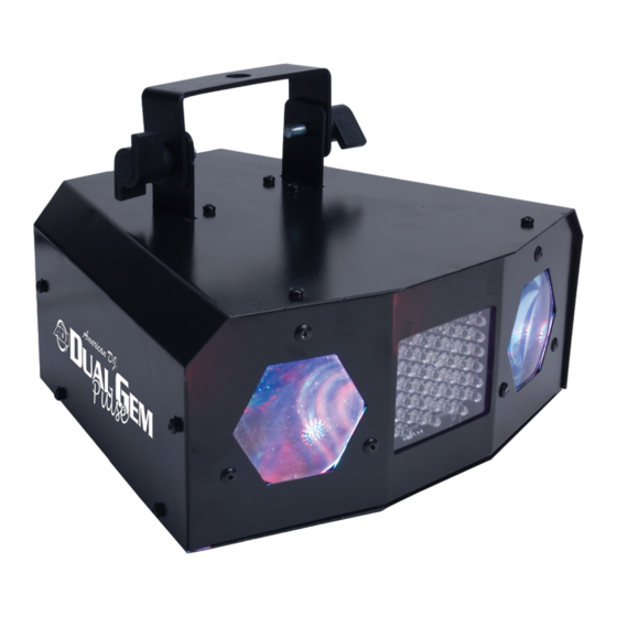 American DJ Dual Gem Pulse User Instructions