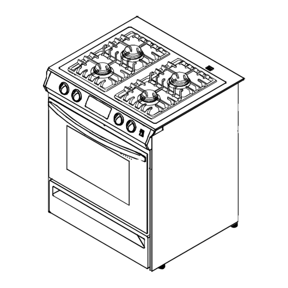 Amana slide-in gas range Installation Instructions Manual