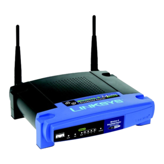 Linksys WRT54G User Manual