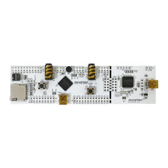 Nuvoton NuMicro NuTiny-SDK-NUC505 User Manual