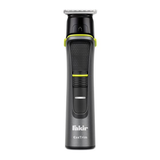 Fakir ExeTrim User Manual