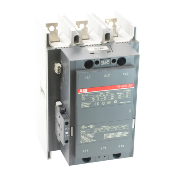 ABB AF460 Operating Instructions Manual