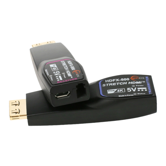 opticis HDFX-500-TR User Manual