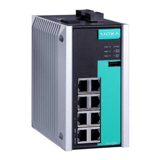 Moxa Technologies EtherDevice EDS-G508E-T Hardware Installation Manual